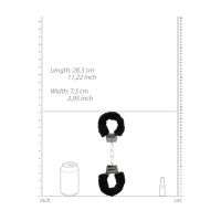 Ouch! Esposas con pelo para principiantes - Negro, imagen 3