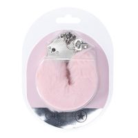 Ouch! Esposas de peluche reforzadas - Rosa empolvado, imagen 2