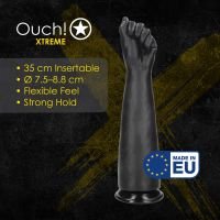 Ouch! Fist of Pleasure XL - Dildo puño - 1336 g / 35 cm - Negro, imagen 7