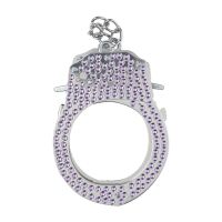 Ouch! Esposas Heavy-Duty Diamante - Púrpura, imagen 6