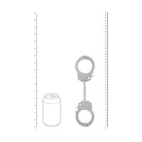 Ouch! - Esposas Heavy-Duty Diamond acero plateado, imagen 5