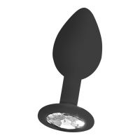 Ouch! Plug anal de silicona con joya extraíble, imagen 3