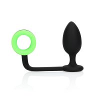 Ouch! Plug anal con cockring - Fluorescente, imagen 4