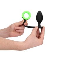 Ouch! Plug anal con cockring - Fluorescente, imagen 6
