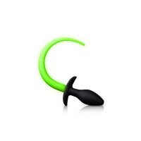 Ouch! Cola para Puppy Play con Plug Anal - Luminiscente, imagen 4