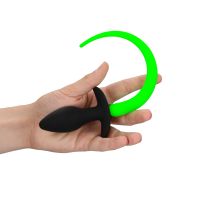 Ouch! Cola para Puppy Play con Plug Anal - Luminiscente, imagen 6
