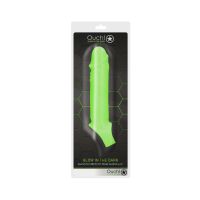 Ouch! Funda de pene suave extensible - Brilla en la oscuridad, imagen 2