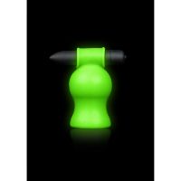 Ouch! Masturbador vibrador cabeza - Que brilla en la oscuridad