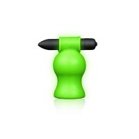 Ouch! Masturbador vibrador cabeza - Que brilla en la oscuridad, imagen 4