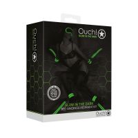 Ouch! Set de accesorios para ataduras de cama - Brilla en la oscuridad, imagen 2