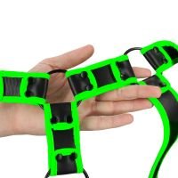 Ouch! Arnés Body Armor - Brilla en la oscuridad - S/M, imagen 7