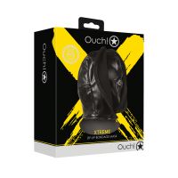 Ouch! Máscara de bondage con cremallera - Negro, imagen 2
