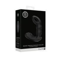 Ouch! Beaded - Masajeador de próstata vibrador con mando a distancia - Negro, imagen 2