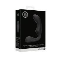 Ouch! Pointed - Masajeador de próstata vibrador con mando a distancia - Negro, imagen 2