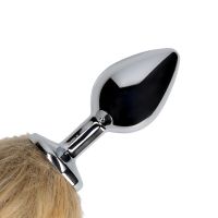 Ouch! Cola de zorro con plug anal de metal - Marrón, imagen 5