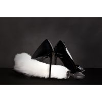 Ouch! Cola de zorro con plug anal de metal - Blanco, imagen 6