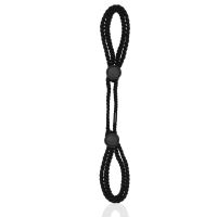 Ouch! Esposas de cuerda ajustables - Negro