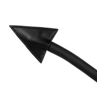 Ouch! Plug anal de silicona con cola Devil's Tail - Negro/Rojo, imagen 5