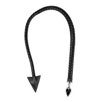 Ouch! Plug anal de metal con cola Devil's Tail - Negro, imagen 3