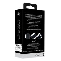 Ouch! Set de ataduras ajustables para manos y tobillos - Negro, imagen 5