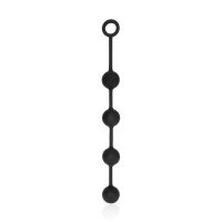 Ouch! Bolas anales de silicona - Medium - Negro