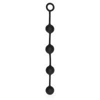 Ouch! Bolas anales de silicona - Large - Negro