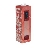 Pumped MegaLift - Bomba de pene automática impermeable - Rojo metalizado, imagen 5