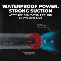 Pumped MegaLift - Bomba de pene automática impermeable - Rojo metalizado, imagen 6