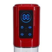 Pumped MegaLift - Bomba de pene automática impermeable - Rojo metalizado, imagen 2