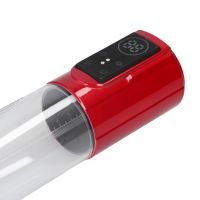 Pumped MegaLift - Bomba de pene automática impermeable - Rojo metalizado, imagen 3