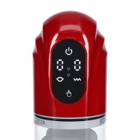Pumped TechnoThrust - Bomba masturbadora automática impermeable - Rojo metalizado, imagen 3