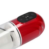 Pumped TechnoThrust - Bomba masturbadora automática impermeable - Rojo metalizado, imagen 4
