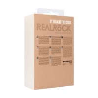 RealRock Dildo realista con testículos - 20 cm, imagen 3