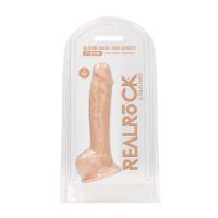 RealRock Ultra Dildo de silicona con testículos - 23 cm, imagen 2