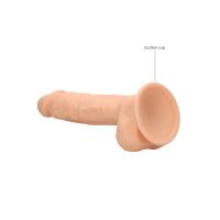 RealRock Ultra Dildo de silicona con testículos - 23 cm, imagen 6