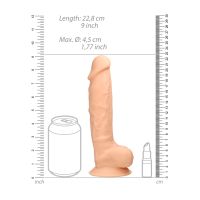 RealRock Ultra Dildo de silicona con testículos - 23 cm, imagen 7