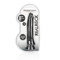 RealRock Dildo sin testículos - 20 cm - Negro, imagen 7