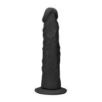 RealRock Dildo realista sin testículos - 25 cm - Negro, imagen 3