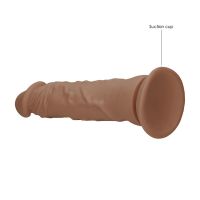 RealRock Dildo realista sin testículos - 25 cm - Beige, imagen 7