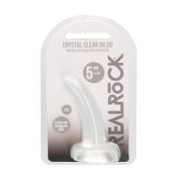 RealRock Dildo no realista con ventosa - 11,5 cm - Transparente, imagen 2