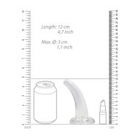 RealRock Dildo no realista con ventosa - 11,5 cm - Transparente, imagen 4