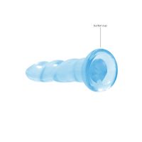 RealRock Dildo no realista con ventosa - 17 cm - Azul, imagen 2