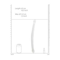 RealRock Dildo doble no realista - 42 cm - Transparente, imagen 4