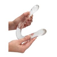 RealRock Dildo doble no realista - 42 cm - Transparente, imagen 3