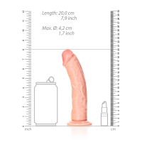 RealRock Dildo realista curvado con ventosa - 18 cm - Color carne, imagen 7