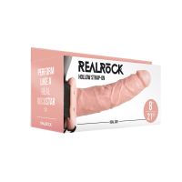 RealRock Strap-on hueco sin testículos - 20,5 cm, imagen 3