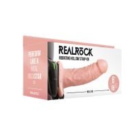 RealRock Strap-On hueco vibrador sin testículos - 15,5 cm, imagen 2