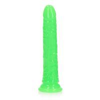 RealRock Dildo realista fino que brilla en la oscuridad con ventosa - 20 cm, imagen 3