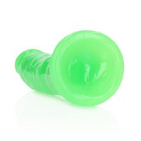 RealRock Dildo realista fino que brilla en la oscuridad con ventosa - 20 cm, imagen 5