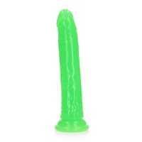 RealRock Slim Dildo realista con ventosa - Brilla en la oscuridad - 22,5 cm